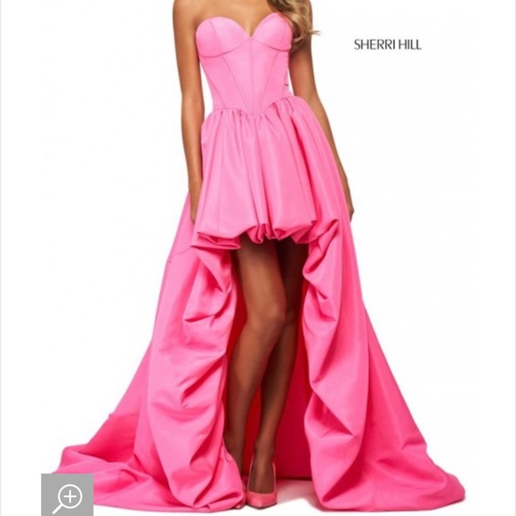 Pink Sherri Hill high low - Picture 1 of 1